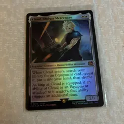 Cloud, Midgar Mercenary Final Fantasy Foil - Image 1