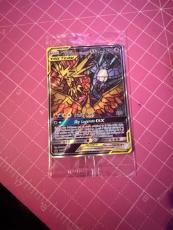 Pokemon TCG Moltres Zapdos Articuno GX SM210 Stained Glass Promos Holo Sealed - Image 1