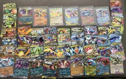 Pokemon TCG EX Holo Card Lot Mega Gengar, Charizard, Leafeon, Greninja, Froslass - Image 1