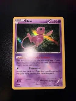 Pokemon Mew Holo Rare TCG Card 29/124 XY Fates Collide 2016 NM Condition - Image 1