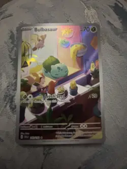 Pokemon TCG Stellar Crown Bulbasaur Holo Rare Card 143/142 Sv07 MINT - Image 1