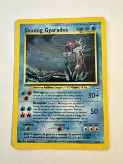 Pokemon Shining Gyarados 65/64 Neo Revelation -no Charizard Crystal Gold Star - Image 1