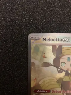 Pokemon TCG Meloetta ex 167/086 Sv: Black Bolt Ultra Rare Full Art Holo NM - Image 2