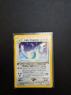 Light Dragonair 22/105 1st Edition Rare Neo Destiny WOTC Vintage Pokemon - Image 1