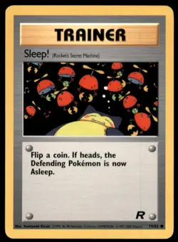 Pokemon Team Rocket Sleep! (Rocket's Secret Machine) #79/82 - Image 1