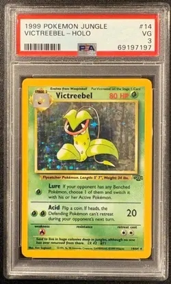 1999 Pokemon Jungle Victreebel #14/64 PSA 3 - Image 1
