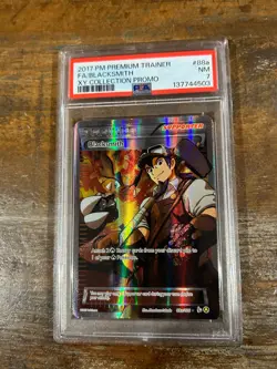 POKEMON 2017 XY Collection Promo Full Art BLACKSMITH #88a PSA 7 RARE - Image 1