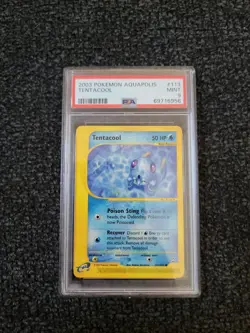 Pokemon Aquapolis Set Regular Finish Tentacruel eReader 113/147 - PSA 9! PK668 - Image 1