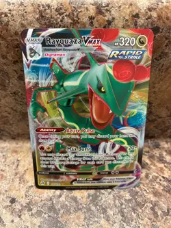 Pokemon TCG RAYQUAZA VMAX "Crown Zenith" Ultra Rare~HOLO🔥NICE! #101/159.l - Image 1