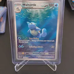 The Pokemon Company Wartortle 171/165 SV 151 Illustration Rare Holo EN 2023 - Image 1