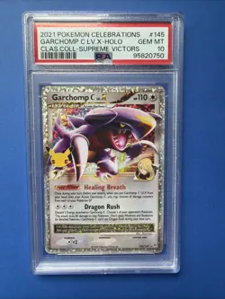 Pokemon Celebrations Garchomp C LV.X 145/147 PSA 10 - Image 1