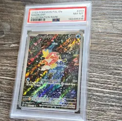 Pokemon Co. Magikarp 203/193 SV Illustration Rare Holo EN 2023 PSA 8 - Image 1