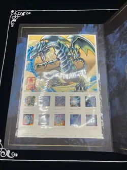 PSA10 Blue-Eyes White Dragon Ukiyoe Yu-Gi-Oh! 25th Anniversary Stamp Set NYC1 - Image 3