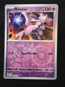 Mewtwo 059/142 Reverse Holo Uncommon LP-NM - Pokemon TCG S&V Stellar Crown SCR - Image 1