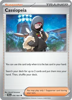 Cassiopeia 056/064 Reverse Holo Uncommon LP-NM - Pokemon TCG Shrouded Fable SFA - Image 3