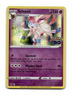 Sylveon Pokemon GO 035/078 Holo NM - Image 1