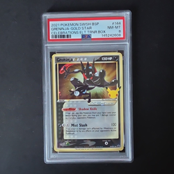 PSA 8 Pokemon TCG Greninja Star SWSH144 SWSH Promo Cards Holo - Image 1