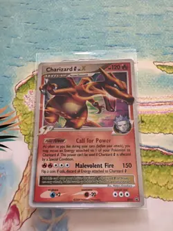 Pokemon Charizard G Lv.X DP45 Diamond & Pearl Promo Holo 120HP 2009 - Image 3