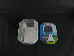 Empty Pokemon TCG Pokemon Go Tin With Snorlax Art Work - Image 1