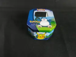 Empty Pokemon TCG Pokemon Go Tin With Snorlax Art Work - Image 3