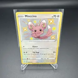 Pokemon TCG Minccino SV093/SV122 Shining Fates Vault Holo NM - Image 3