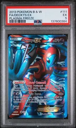 Pokemon Deoxys EX 111/116 Plasma Freeze PSA 5 - Image 3