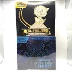 Pokemon TCG Phantasmal Flames & Mega Evolution (Gardevoir) Sealed ETBs - Image 1