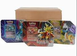 Pokemon Paradox Destinies 8-Tin Case - Factory Sealed - Image 1