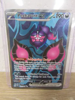 Pokemon TCG Pecharunt ex 085/064 Shrouded Fable 2024 aky CG works Holo Full Art - Image 1