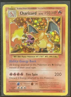 Charizard 2016 Pokemon Evolutions Holo #11/108 NM/LP - Image 1