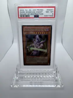 YUGIOH ROD-EN001 DARK MAGICIAN KNIGHT SUPER RARE HOLO FOIL PSA 8 - Image 1