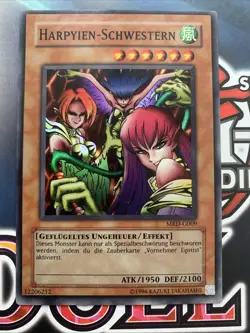 Yu-Gi-Oh! Harpien-Schwestern MRD-G009 Super Rare Deutsch Miscut - Image 1