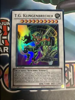 Yu-Gi-Oh T.G. KLINGENBRECHER, EXVC-DE042 Ultra Rare, Deutsch 1. Auflage - Image 1