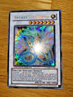 Yugioh ANTIKER FEENDRACHE ct06-de002 Secret Rare deutsch promo - Image 1