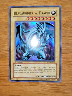 YU-GI-OH! Blauaugiger w. Drache SKE-DE001 Deutsch 1. Auflage Super Rare - Image 1
