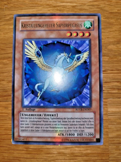 Kristallungeheuer Saphirpegasus FOTB-DE007 Ultra Rare Deutsch 1. Auflage YUGIOH - Image 1