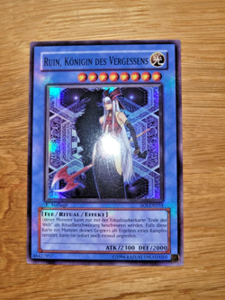Yu-Gi-Oh! Ruin, Konigin Des Vergessens SOI-DE034 Super Rare 1. Auflage - Image 1