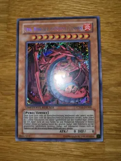 Uria, Herr der Reißenden Flammen CT03-DE005 Secret Rare Deutsch Yugioh Promo - Image 1