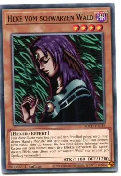 Yu-GI-OH Hexe vom SChwarzen Wald Common SDCH-DE016 - Image 1