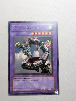Yu-Gi-Oh! Metal Dragon LOB-E082 Unlimited Edition Rare - Image 1