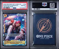 2026 ONE PIECE OP14-EB04-THE AZURE SEA'S SEVEN #108 DONQUIXOTE ROSINANTE PSA 10 - Image 3