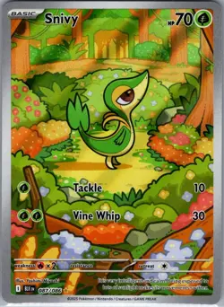 Snivy 087/086 SV: Black Bolt - Pokemon Card - NM - Image 1