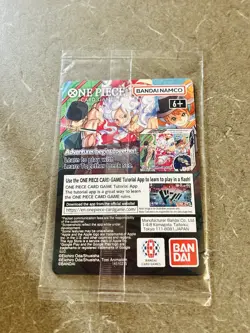 University Of Houston One Piece Promotional Card- Monkey .D. Luffy (sealed) - Image 2