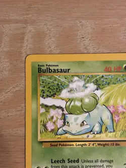 Bulbasaur 44/102 - Common 1999 English Base Set Pokemon Card - Near Mint NM - Image 2