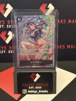 Nico Robin (Alt) OP12-087 SR Legacy of the Master ONE PIECE Card Japanese NM - Image 4