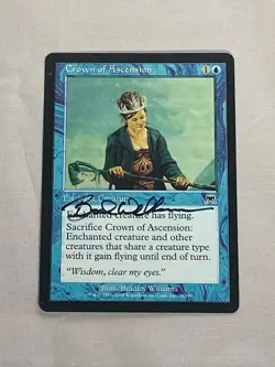 MTG Crown of Ascension Artist Proof and Signature Signed Williams - Image 1