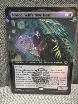 Moseo, Vein's New Dean (Extended Art) Secrets of Strixhaven Foil - Image 1