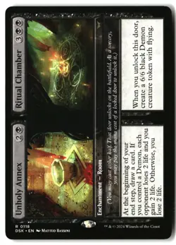 MTG Unholy Annex // Ritual Chamber [DSK - 118] LP 7-93 - Image 1