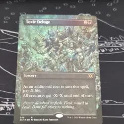 Wizards of the Coast Toxic Deluge Borderless Rare Sorcery Foil #345 ENG - Image 1