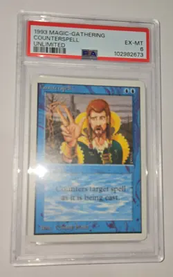 1993 MTG UNLIMITED COUNTERSPELL MARK POOLE VINTAGE EX-MT PSA 6 - Image 4